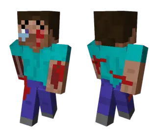 Wounded Steve Skin