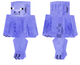 Blue Pig Skin
