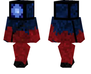 Red and Blue Man Skin