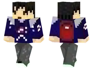Boy with Backpack Skin