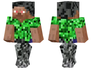 Creeper Steve Skin