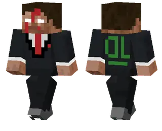 Bloody Herobrine Skin