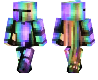 Rainbow Mandalorian Skin