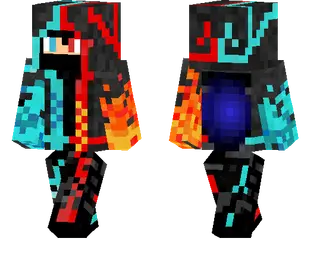 Red-Blue Assassin Skin