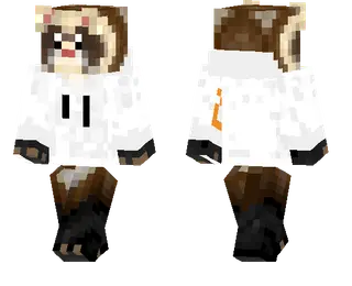 Ferret in Hoodie Skin