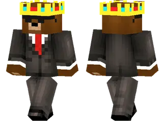 Bear with Crown Skin