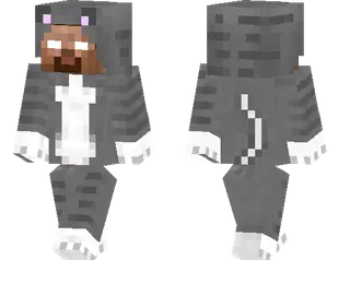 Herobrine Cat Skin