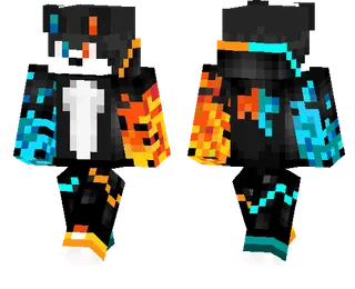 Fire and Ice Dog Skin