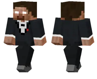 Herobrine in Tuxedo Skin