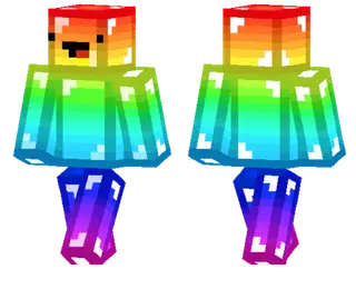 Rainbow Noob Skin