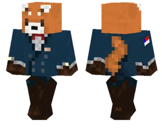 Red Panda in Costume Skin