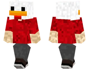 Duck in T-shirt Skin