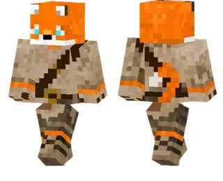 Fox in Suit Skin