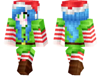 Christmas Girl Elf Skin