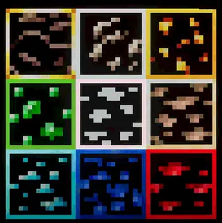 Animated Glowing Ores - 24+ Animated Ores