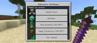 Advance Settings || Creative Mode + Achievement