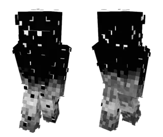 Black and White Man Skin