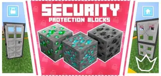 Security Protection Blocks Mod for Minecraft