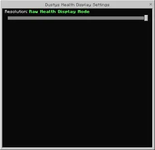 Health Display for Entities & Players