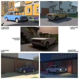 LADA classic RWD cars (Zhiguli)