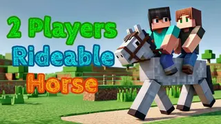 2 Players Rideable Horse