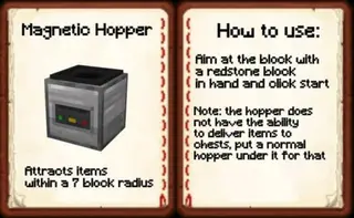 MechanicalCraft: New Magnetic Hopper