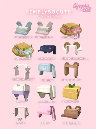 SimplySoCute Hats