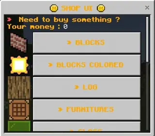 Shop UI