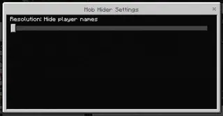 Mob Hider