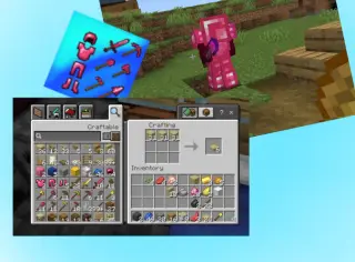 Russian Blocks Items and Armour Texture Pack for Minecraft