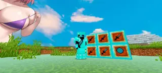 Nino Nakano Anime Sky Texture Pack for Minecraft