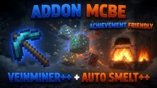 VeinMiner and Auto Smelt Add-on for Minecraft