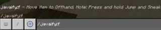 Javaify Offhand Add-on for Minecraft