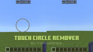 PandaMine Touch Circle Remover Texture Pack for Minecraft