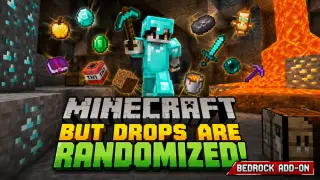 Minecraft But Drops Are Randomized Add-on for Minecraft