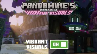 PandaMine Vibrant Visuals Unlocker Texture Pack for Minecraft