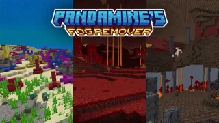 PandaMine Fog Remover Texture Pack for Minecraft