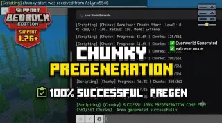 Chunky Pregenerator Add-on for Minecraft