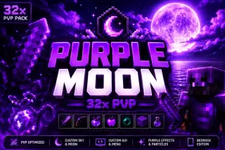 Purple Moon PvP Texture Pack for Minecraft