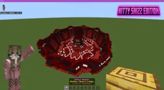 Instant Build Nether Heart Lobby Map for Minecraft