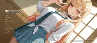 Marin Kitagawa Animated UI Texture Pack for Minecraft