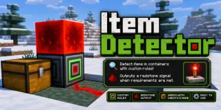Item Detector Add-on for Minecraft
