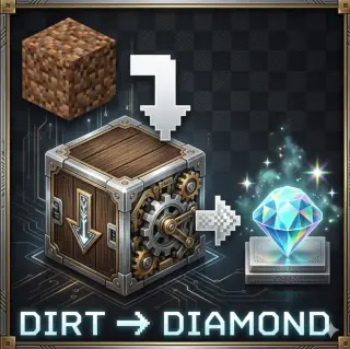 Dirt to Diamond Add-on for Minecraft