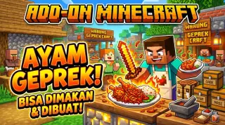 Gerobak Ayam Geprek Add-on for Minecraft