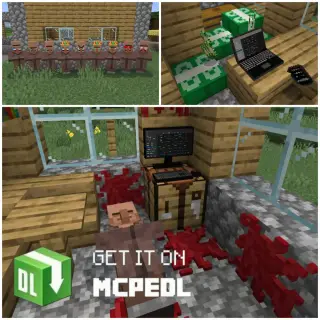 YouTubers Decorations Add-on for Minecraft