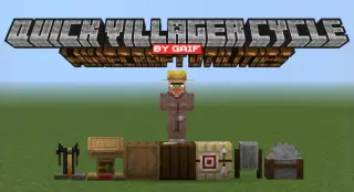 Quick Villager Trade Cycle Add-on for Minecraft