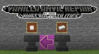 Vanilla Anvil Repair Add-on for Minecraft