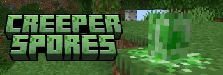 Creeper Spores Addon for Minecraft