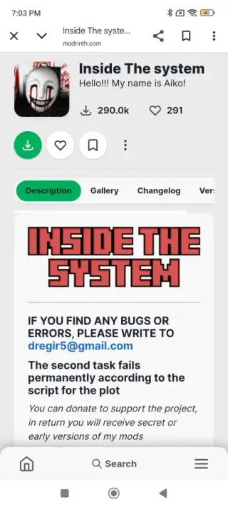 Inside The System Add-on for Minecraft
