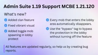 Admin Suite Add-on for Minecraft